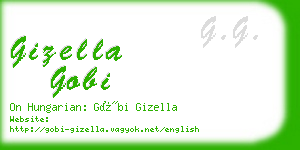 gizella gobi business card